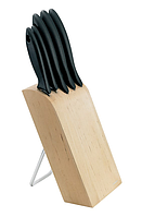 Набор ножей 5 шт. с деревянным блоком Essential Fiskars (FISKARS ДОМ)