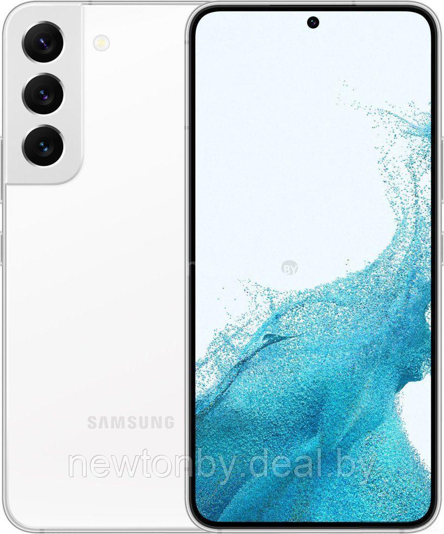Смартфон Samsung Galaxy S22 5G SM-S901B/DS 8GB/256GB (белый фантом) - фото 1 - id-p219037155