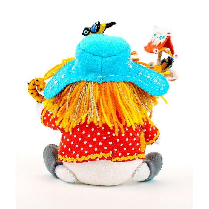 Набор для изготовления текстильной игрушки "Весёлый Снеговик" высота 16,5 см - фото 2 - id-p219047190