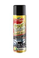 Полироль для пластика FRESH SHINE с освежителем воздуха лимон, аэрозоль 500 мл TURTLE WAX 53006