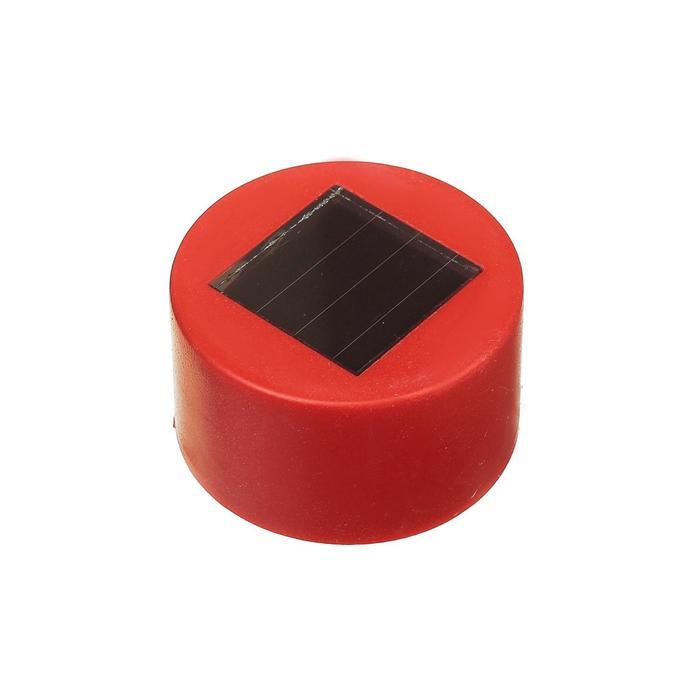Садовый светильник на солнечной батарее «Красная трапеция», 4.5 × 30 × 4.5 см, 1 LED, свечение белое - фото 5 - id-p219048409