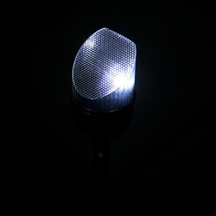 Садовый светильник на солнечной батарее «Цилиндр скошенный», 7 × 36 × 7 см, 1 LED, свечение белое - фото 7 - id-p219048420
