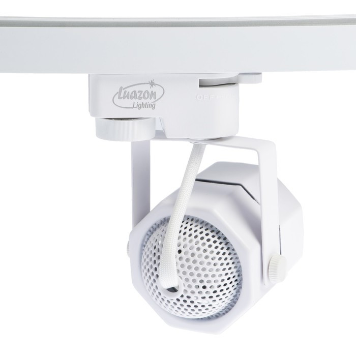 Трековый светильник Luazon Lighting под лампу Gu10, восемь граней, корпус белый - фото 2 - id-p219048467