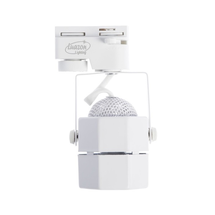 Трековый светильник Luazon Lighting под лампу Gu10, восемь граней, корпус белый - фото 3 - id-p219048467