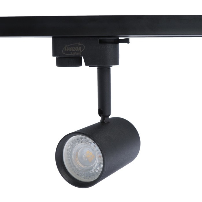 Трековый светильник Luazon Lighting под лампу Gu10, цилиндр, корпус черный - фото 1 - id-p219048493