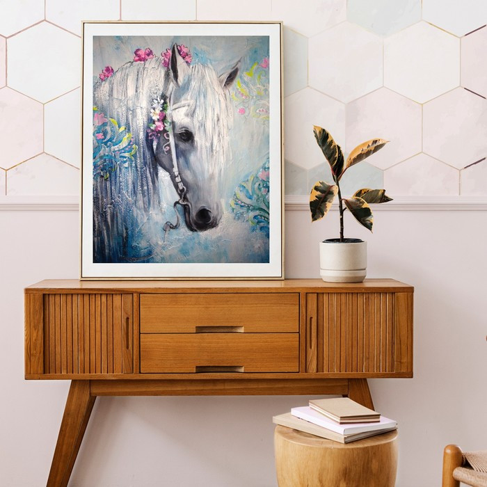 Картина по номерам 40 × 50 см «Живописная лошадь» 22 цвета - фото 3 - id-p219048105