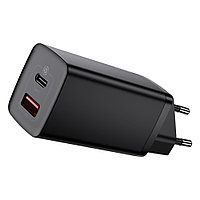 Сетевое зарядное устройство Baseus "CCGAN2L-B01" GaN2 Lite Quick Charger Type-C+USB, черный