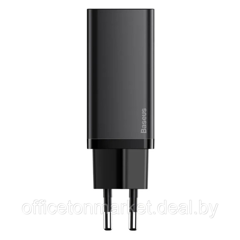Сетевое зарядное устройство Baseus "CCGAN2L-B01" GaN2 Lite Quick Charger Type-C+USB, черный - фото 3 - id-p219042547