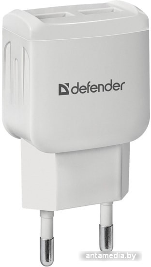 Сетевое зарядное Defender UPA-22 (белый) - фото 1 - id-p219050027