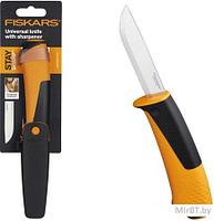 Нож универсальный с точилкой FISKARS