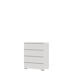 Комод Хелен КМ-02 (802 4 ящика) - Белый (Стендмебель)