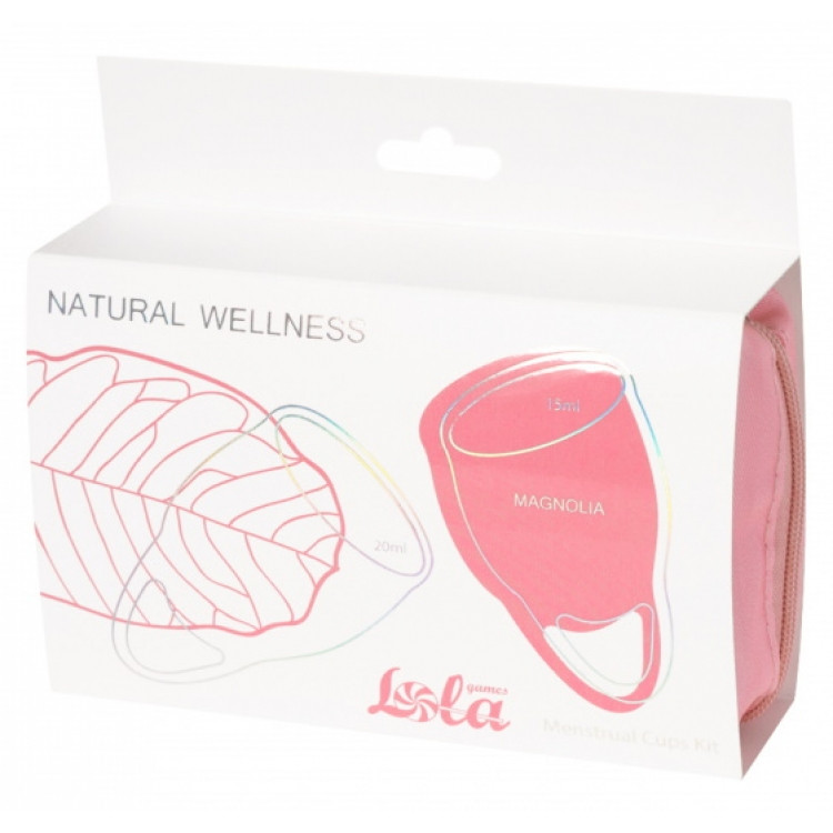 Набор менструальных чаш Natural Wellness Magnolia Light Pink - фото 1 - id-p219049165