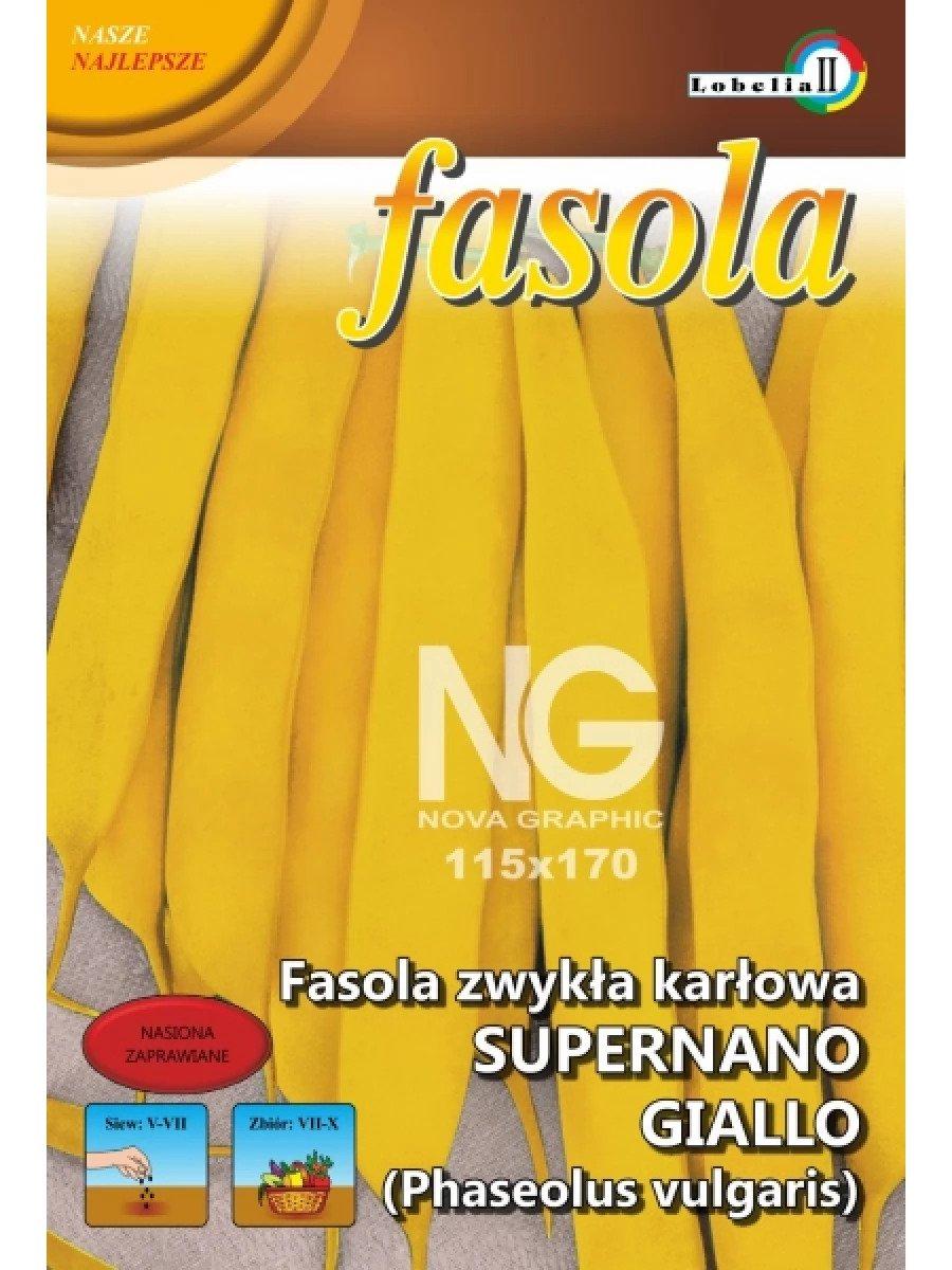 Фасоль Супернано Гиалло спаржевая карликовая 20г LOBELIA II - фото 1 - id-p186633406