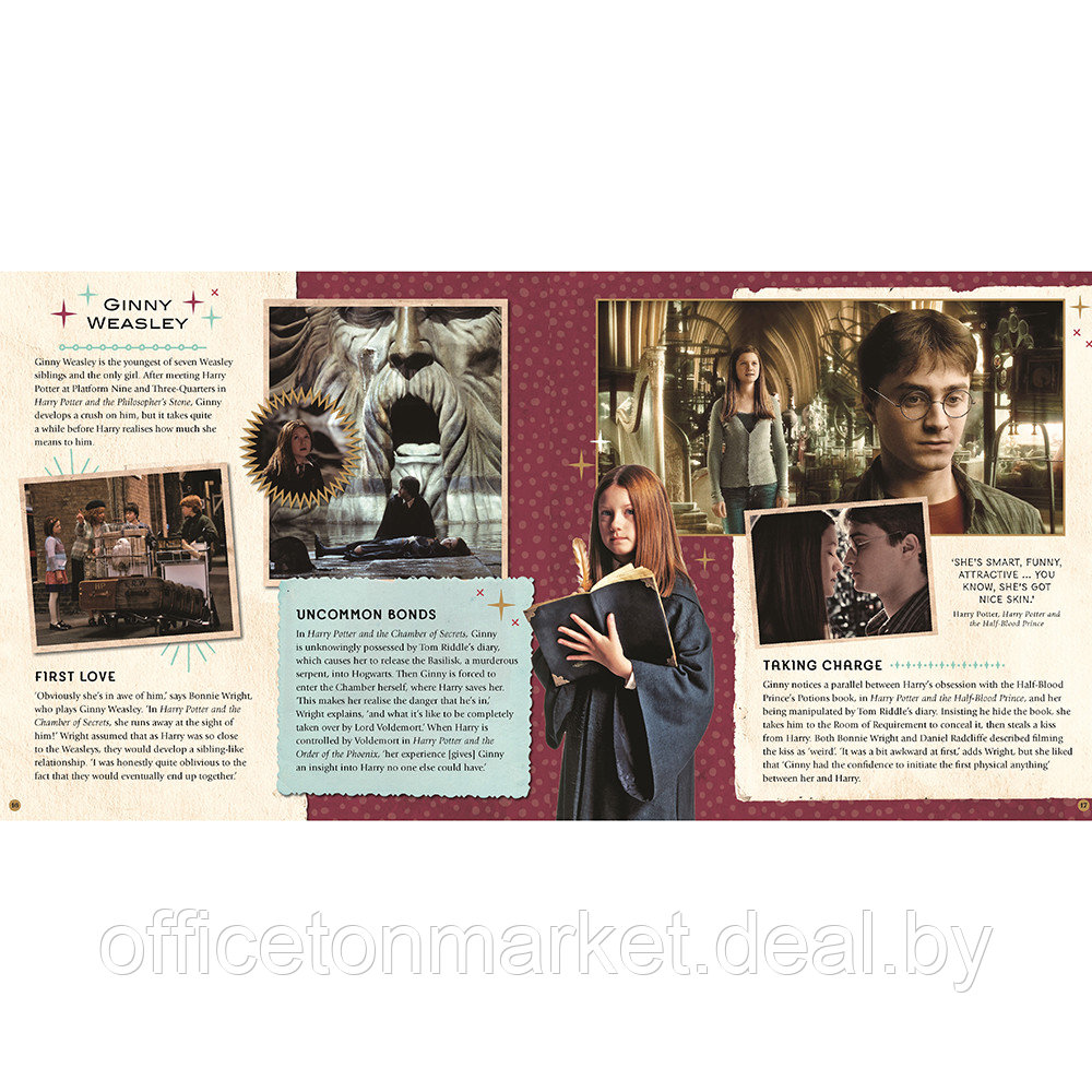 Книга на английском языке "Harry potter - friends & foes: a movie scrapbook", Bros. Warner - фото 3 - id-p219049386