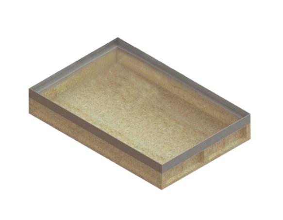 Поддон полимербетонный 7640 для решетки