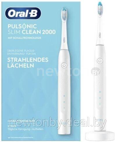 Электрическая зубная щетка Oral-B Pulsonic Slim Clean 2000 (белый) - фото 1 - id-p215374168