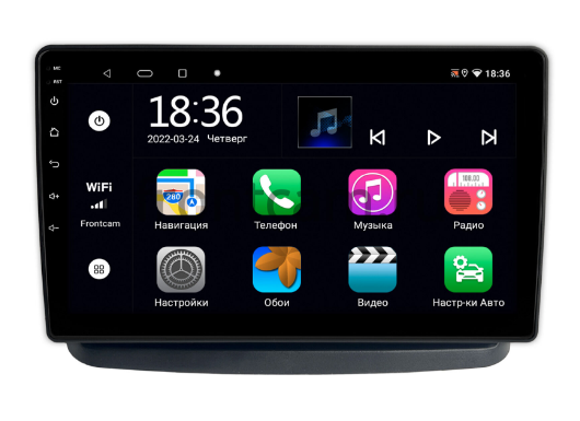 Штатная магнитола OEM MT10-059 для Fiat Doblo (2000-2015) на Android 10 CarPlay