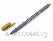 Ручка капиллярная STAEDTLER triplus fineliner 334, 0.3мм, трехгранная, цвет золотая охра, корпус полипропилен
