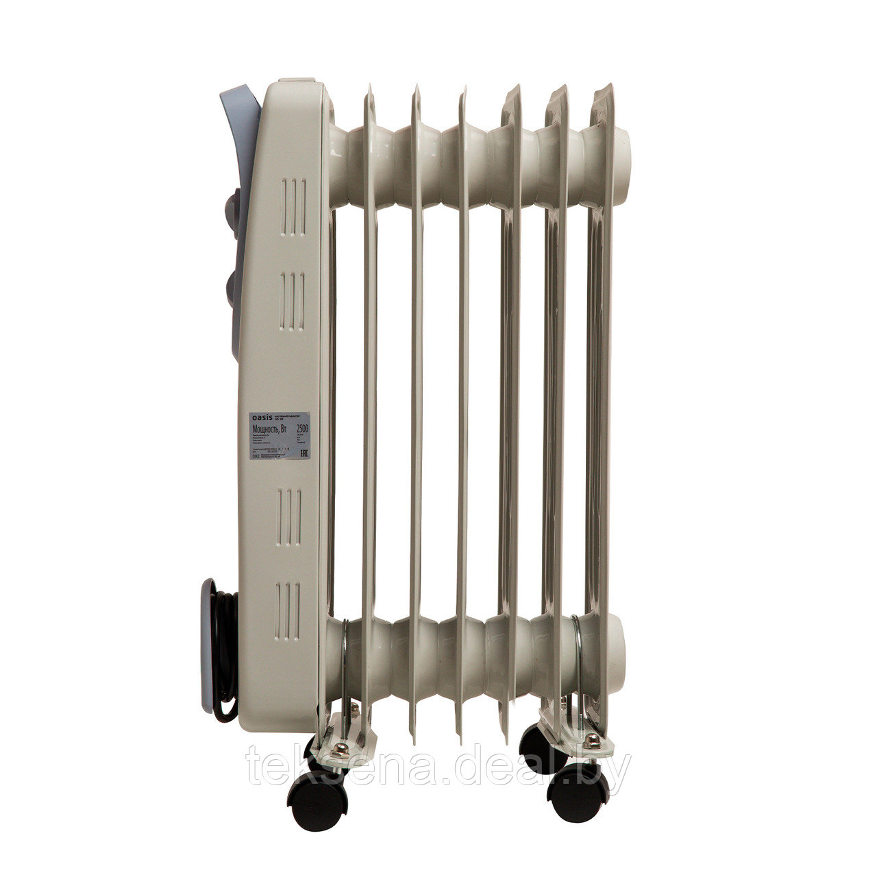 Радиатор масляный Oasis US-15 (7 секций, 1500 Вт, до 15 м2) - фото 2 - id-p219054778