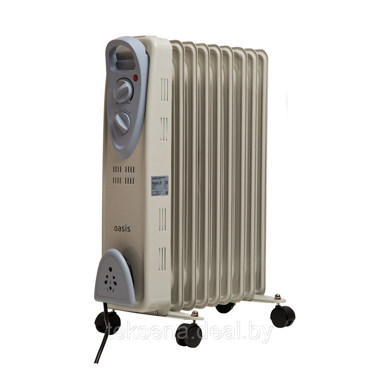 Радиатор масляный Oasis US-20 (9 секций, 2000 Вт, до 20 м2) - фото 1 - id-p219054779