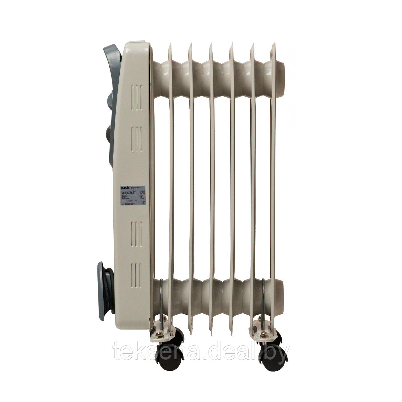 Радиатор масляный Oasis UT-15 (7 секций, 1500 Вт, до 15 м2) - фото 2 - id-p219054781