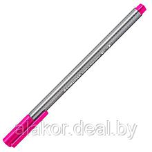 Ручка капиллярная STAEDTLER triplus fineliner 334, 0.3мм, трехгранная, цвет маджента, корпус полипропилен