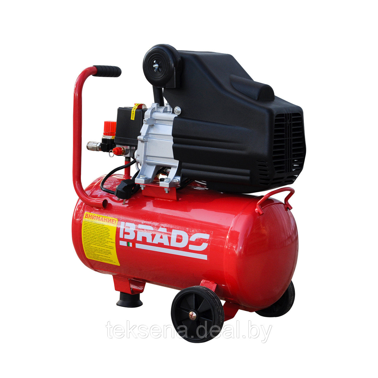 Воздушный компрессор BRADO AR25A (до 235 л/мин, 8 атм, 25 л, 230 В, 1.50 кВт) - фото 3 - id-p219054721