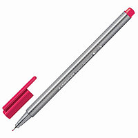 Ручка капиллярная STAEDTLER triplus fineliner 334, 0.3мм, трехгранная, цвет бордово-красн. корпус полипропилен