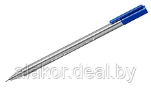Ручка капиллярная STAEDTLER triplus fineliner 334, 0.3мм, трехгранная, цвет синий,корпус полипропилен