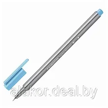 Ручка капиллярная STAEDTLER triplus fineliner 334, 0.3мм, трехгранная, цвет голубой,корпус полипропилен