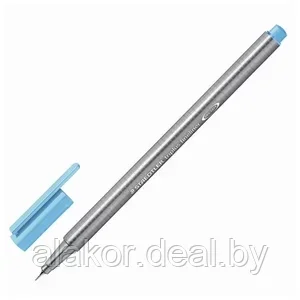 Ручка капиллярная STAEDTLER triplus fineliner 334, 0.3мм, трехгранная, цвет голубой,корпус полипропилен - фото 1 - id-p219057963