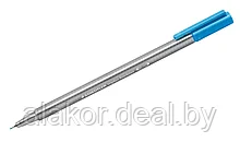 Ручка капиллярная STAEDTLER triplus fineliner 334, 0.3мм, трехгранная, цвет ультрамарин,корпус полипропилен