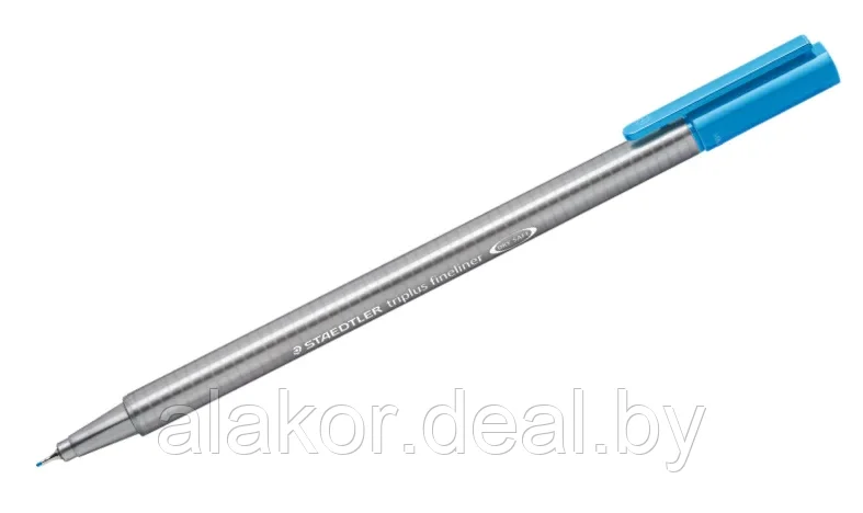 Ручка капиллярная STAEDTLER triplus fineliner 334, 0.3мм, трехгранная, цвет ультрамарин,корпус полипропилен - фото 1 - id-p219058260