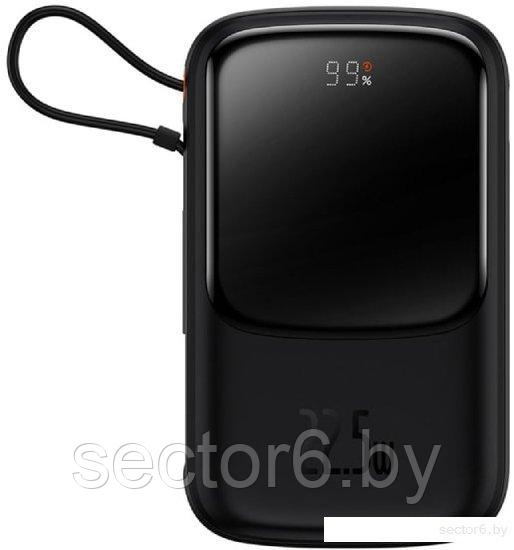 Внешний аккумулятор Baseus Qpow Pro Digital Display Fast Charge 10000mAh (черный) - фото 1 - id-p219056105