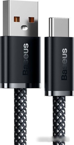 Кабель Baseus Dynamic Series Fast Charging Data Cable 100W USB Type-A - USB Type-C (2 м, серый) - фото 2 - id-p219061981
