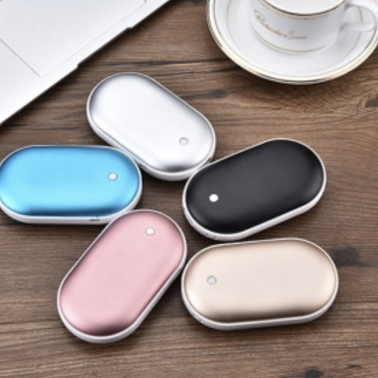 Грелка для рук и аккумулятор Power Bank Pebble Hand Warmer 5000 мАч - фото 1 - id-p219063029