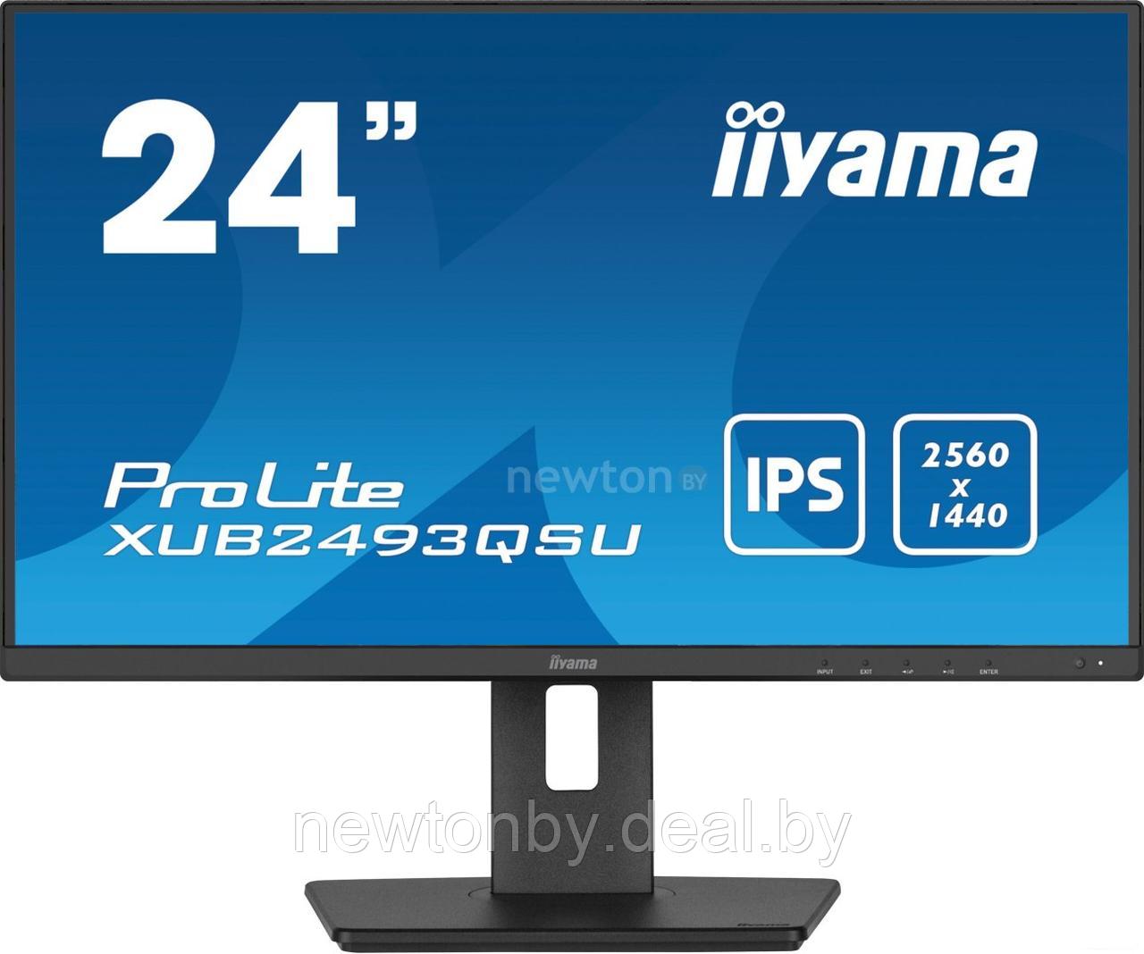 Монитор Iiyama ProLite XUB2493QSU-B5 - фото 1 - id-p219053213