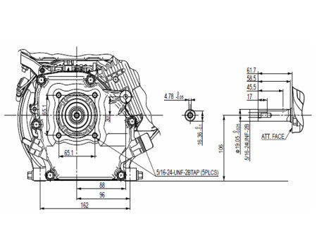 Двигатель STARK GX210 (вал 19,05мм) 7лс Шпонка - фото 3 - id-p219063354