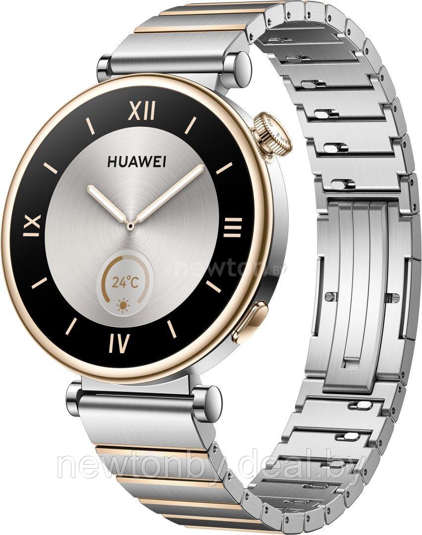 Умные часы Huawei Watch GT 4 41 мм (серебристо-золотой) - фото 1 - id-p219062108