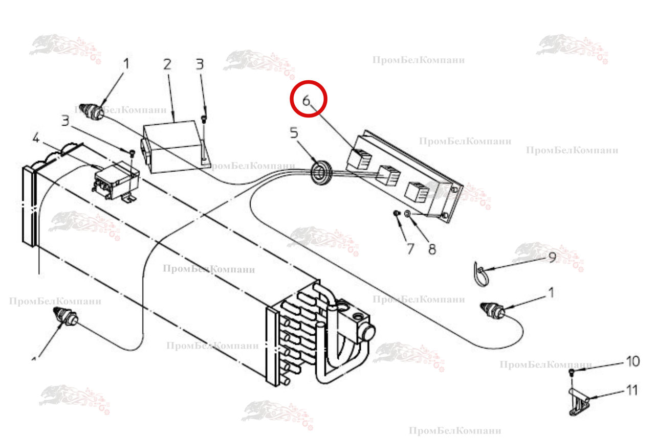 Прибор управления B81.01105 для свеклоуборочного комбайна Grimme Rexor 620/630 - фото 1 - id-p219063489