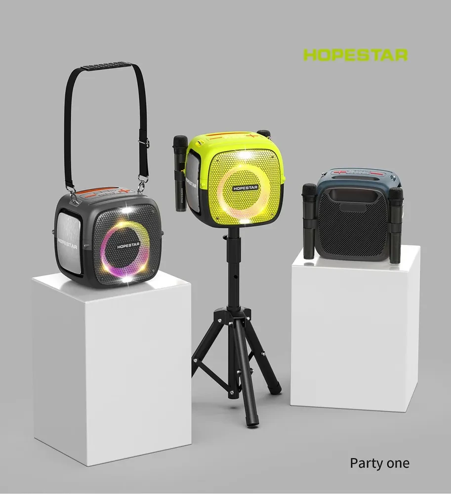 Портативная Bluetooth Колонка Hopestar Party One 80 Вт 2 микрофона - фото 9 - id-p219063404