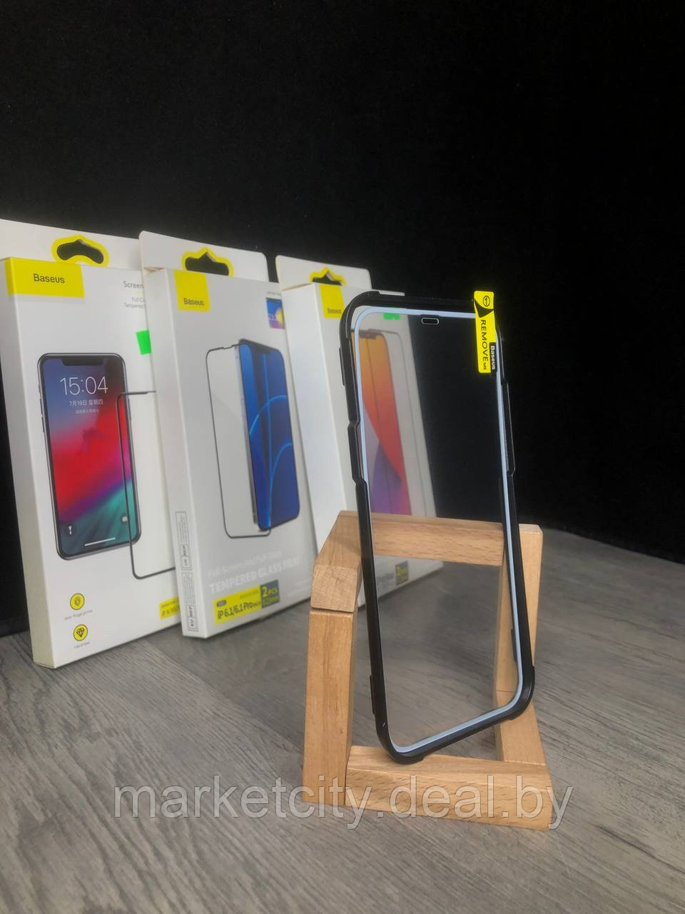 Защитное стекло Baseus Full Coverage Curved для iPhone X/XS - фото 1 - id-p219064214