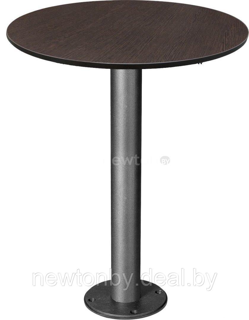Барный стол Sheffilton SHT-TU13/H110/80 ЛДСП (черный муар/венге) - фото 1 - id-p219064206
