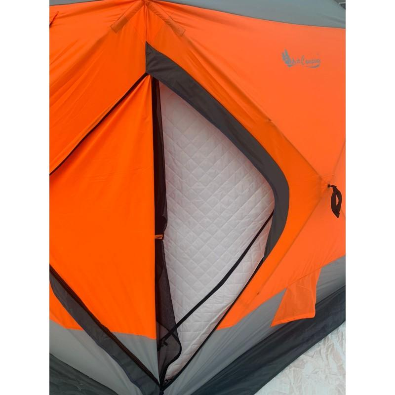 Палатка зимняя куб четырехслойная Mircamping (400х400х240см), мобильная баня, арт. MIR2022 - фото 9 - id-p219064251