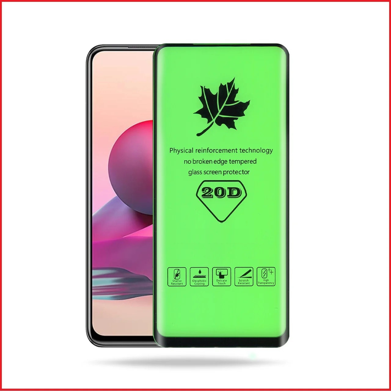 Защитное стекло Full-Screen для Xiaomi Poco M4 Pro 4G ( 20D с полной проклейкой ) черный