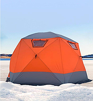 Четырехслойная палатка-куб мобильная баня Mircamping 2022 (400*400*240 см)