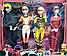 Набор кукол: Леди Баг, Хлоя, Супер Кот, Аля Сезер шарнирные, фото 2