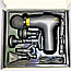 Компактный портативный массажер мышечный (массажный перкуссионный ударный пистолет) Massager KH-920, 25W (8, фото 5
