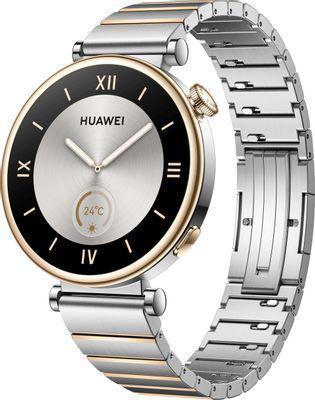 Смарт-часы Huawei Watch GT 4 Aurora-B19T, 41.3мм, 1.32", серебристый / серебристый [55020bhv] - фото 1 - id-p218290037