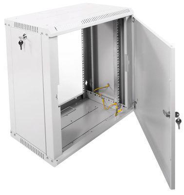 Шкаф коммутационный ЦМО ШРН-Э-12.350.1 настенный, металлическая передняя дверь, 12U, 600x608x350 мм - фото 2 - id-p219048577